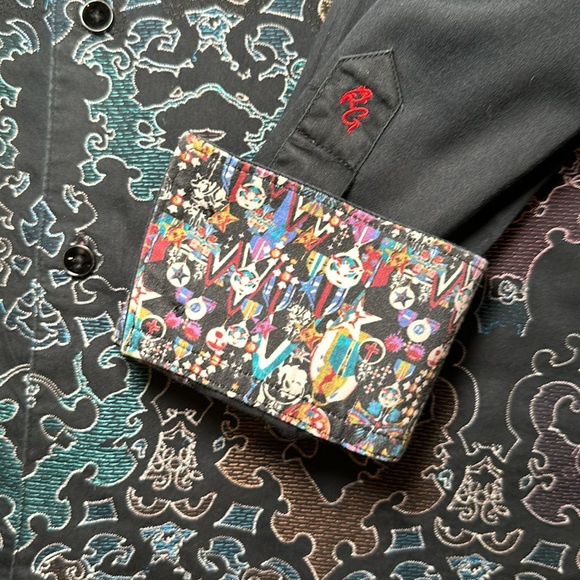 Robert Graham Cumbernauld Printed Long Sleeve Button Down - XL - Picture 7 of 7